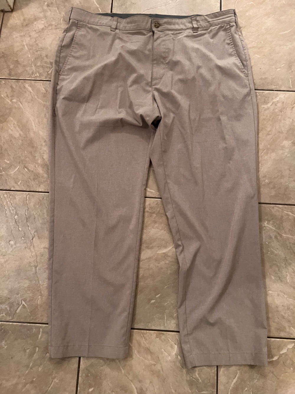 Men's Gray Straight-Leg Pants - Unbranded, Size 40x30